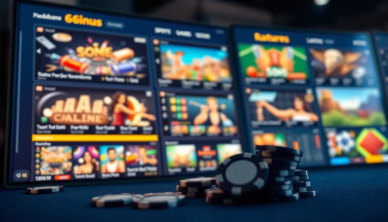 Online gambling interface for 6623 showcasing casino games and sports betting.