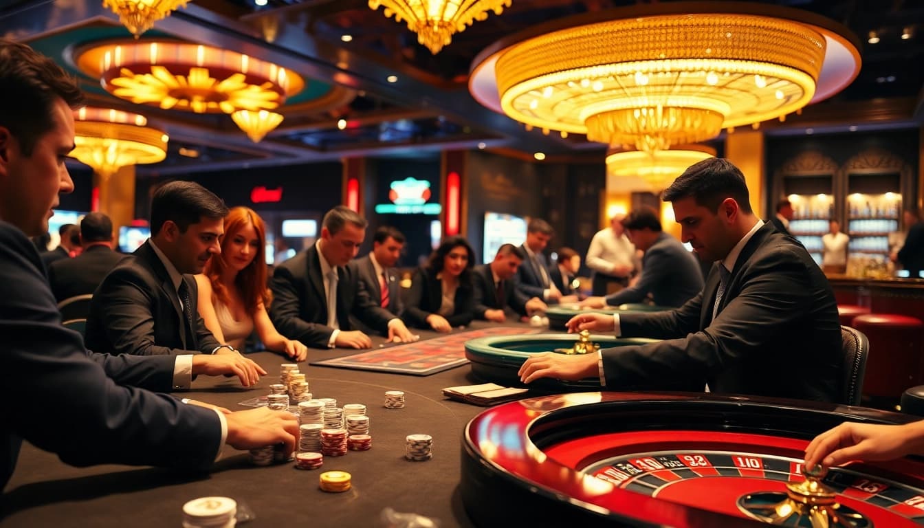 Discover top features of the best csgo gambling sites in a vibrant casino atmosphere.