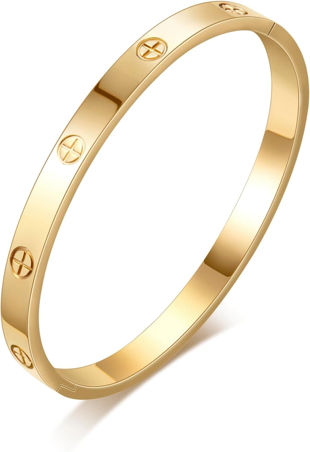 Gold love bangle in 9ct &amp; 18ct Gold | Buy Online UK