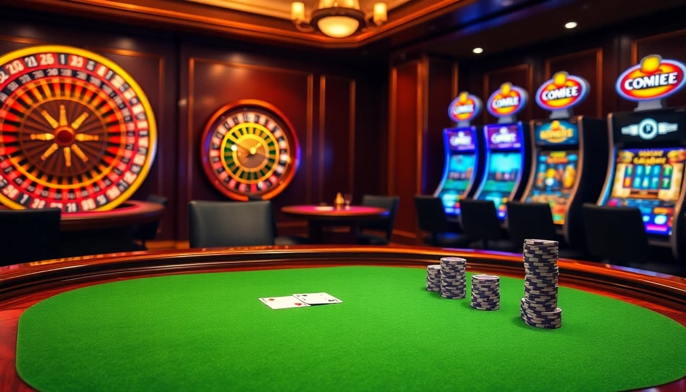 Engage in thrilling gaming experiences at https://gg88.ing/ with vibrant casino visuals featuring roulette and poker.