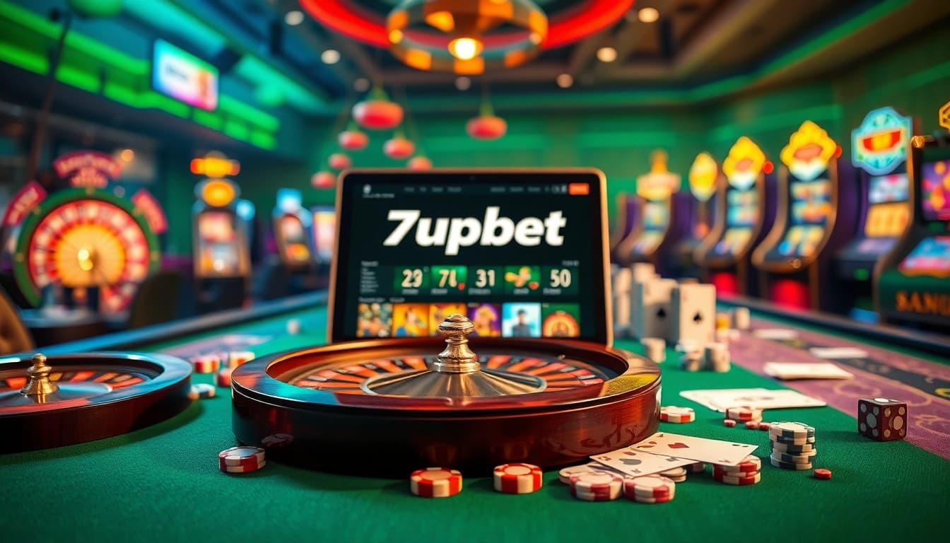 Experience exciting games at 7upbet with a vibrant online casino atmosphere.