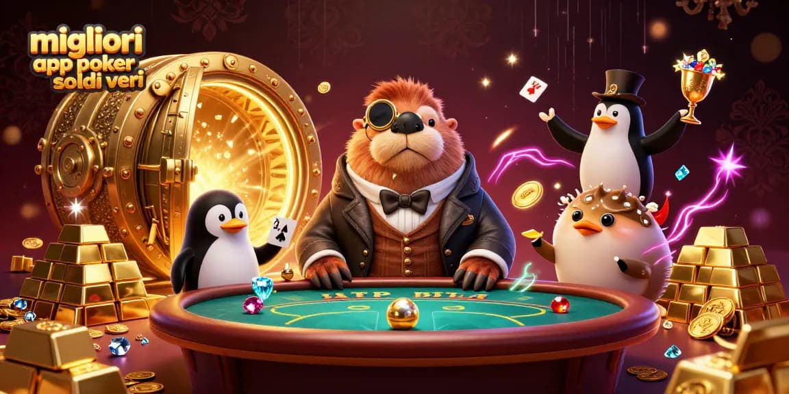 Migliori app poker soldi veri: gioca a poker con un tricheco in abito vittoriano in un ambiente sottomarino.