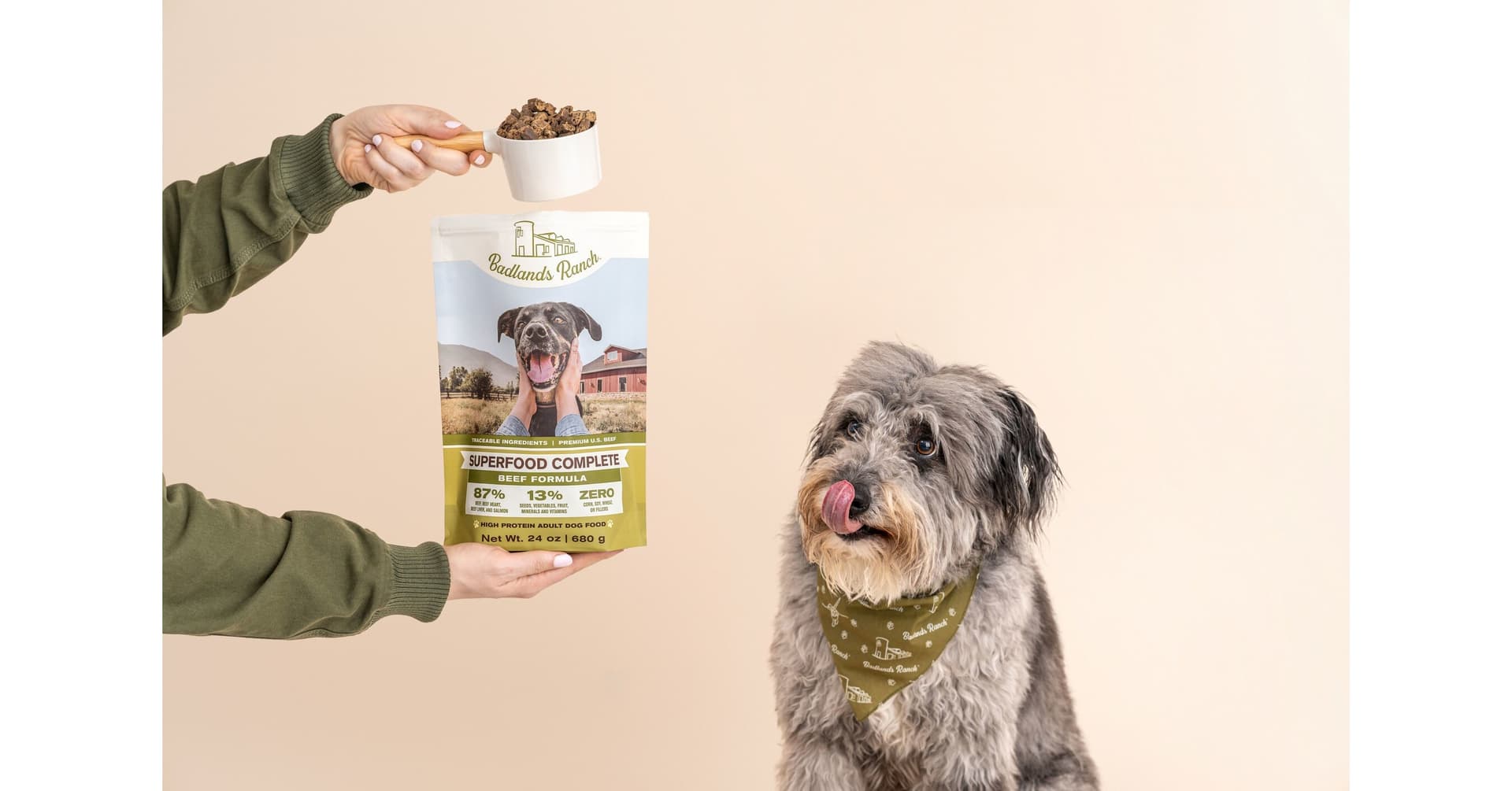 Feeding Flexibility with Badlands Ranch Dog Food: Dry or Moistened