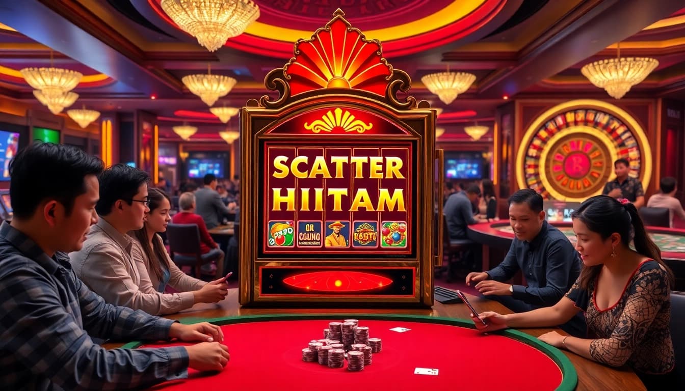 Experience slot demo scatter hitam with exciting casino games in a vibrant atmosphere.