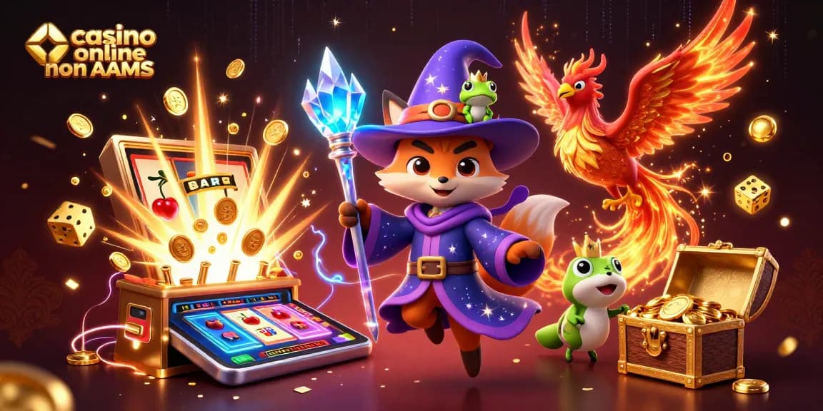 Vinci grandi premi nei migliori casino online non AAMS con slot machine e bonus esclusivi.