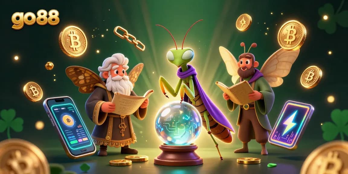 Engage with go 88 casino magic through a captivating fortune-telling scene filled with sparkle and excitement.