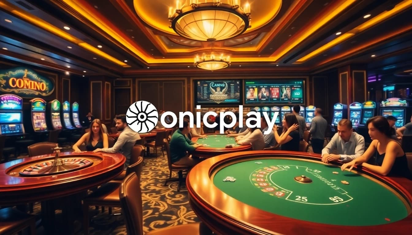 Experience thrilling gameplay at Onicplay casino with vibrant tables and exciting gaming options.