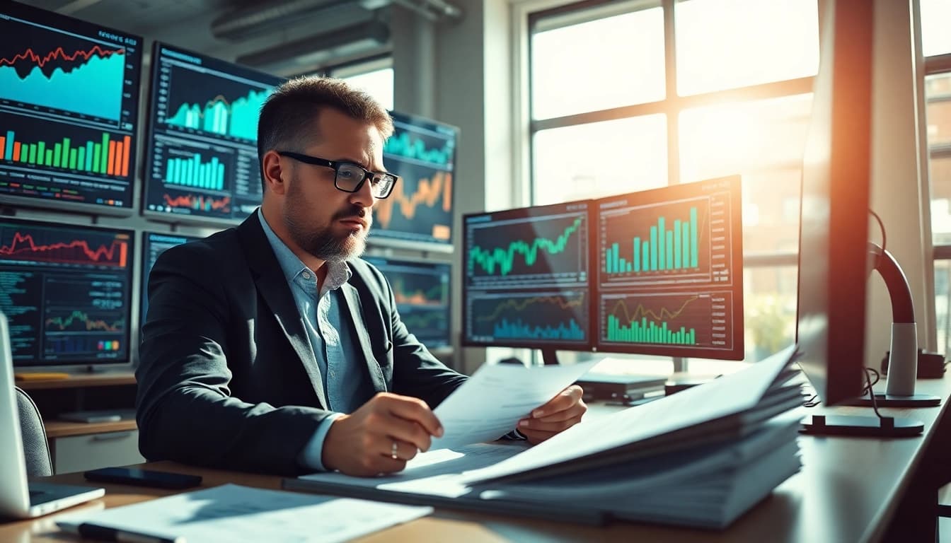 Analyze openai seo strategies with a digital marketing professional in a modern workspace.