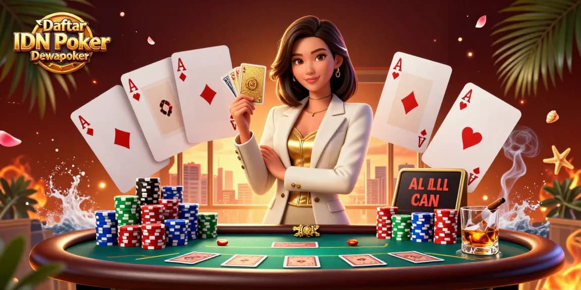 Engage in thrilling games at Daftar IDN Poker Dewapoker with a powerful poker scene.