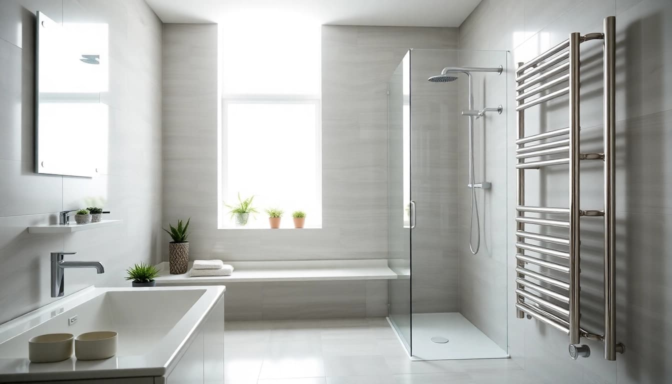 Vibrant Sonni sanitär products displayed in a sleek and modern bathroom setting.