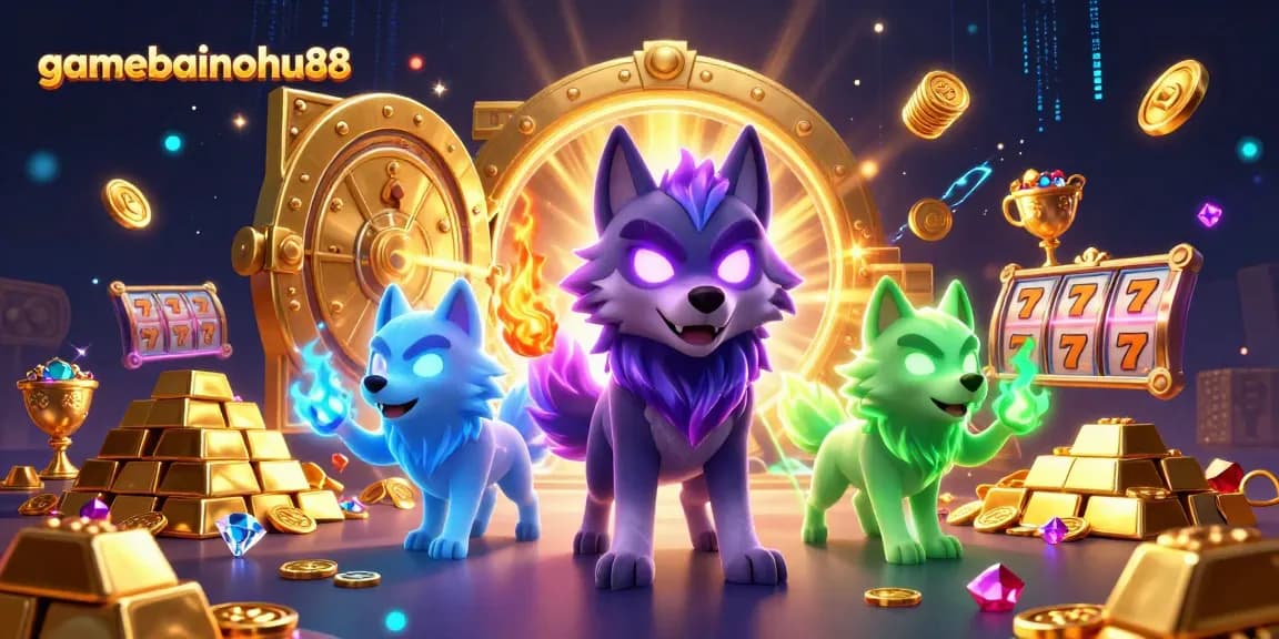 Experience the thrilling gameplay of gamebainohu88 with captivating character action and treasure visuals.