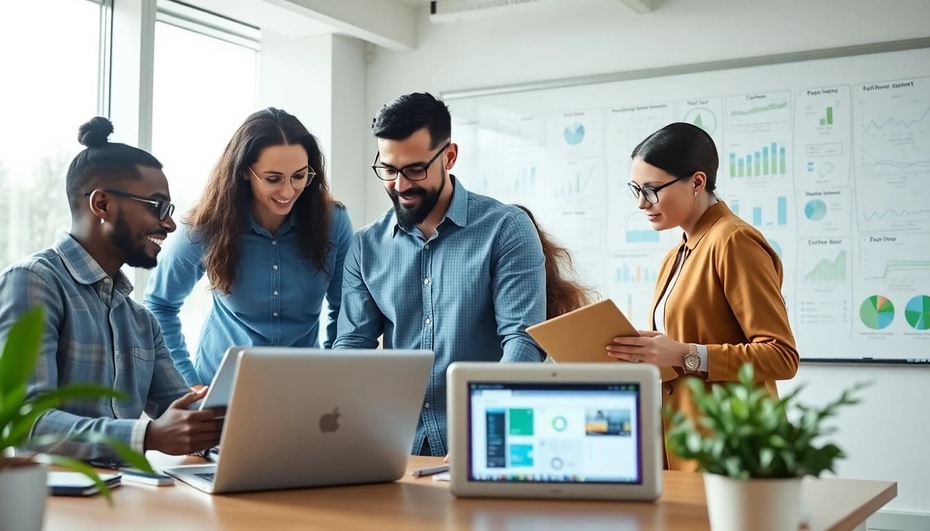 Enhance QA processes with insights from https://xqa.ca, showcasing a collaborative software testing team.