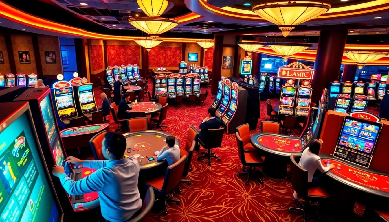 Experience thrilling gameplay at an Online casino Uk featuring exciting games and vibrant atmosphere.