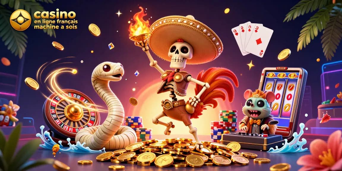Gagnez au casino en ligne français machine à sous avec des machines à sous incroyables et des jackpots
