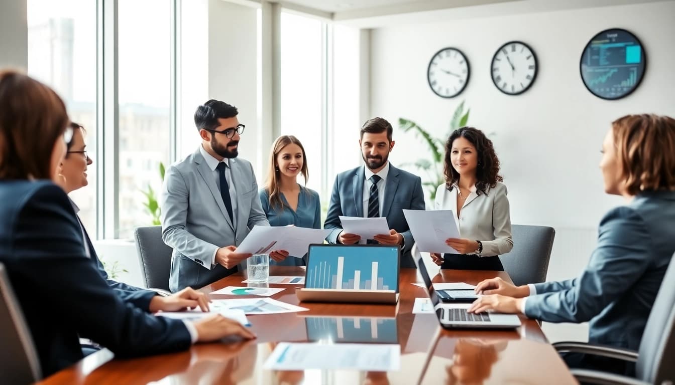Discover who owns Fox Corporation in a professional business meeting atmosphere with executives.