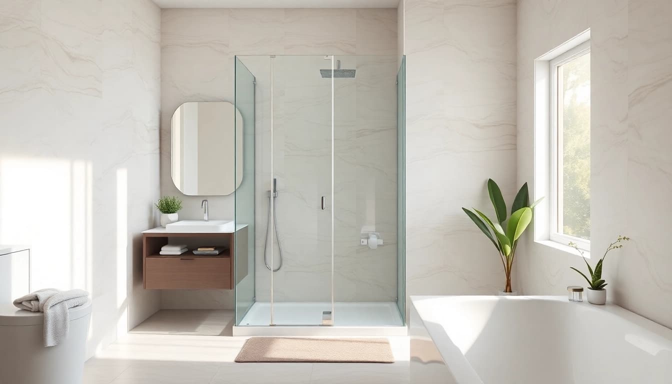 Gestalten Sie Ihr Badezimmer mit sonni sanitär für stilvolle Duschen und moderne Eleganz.