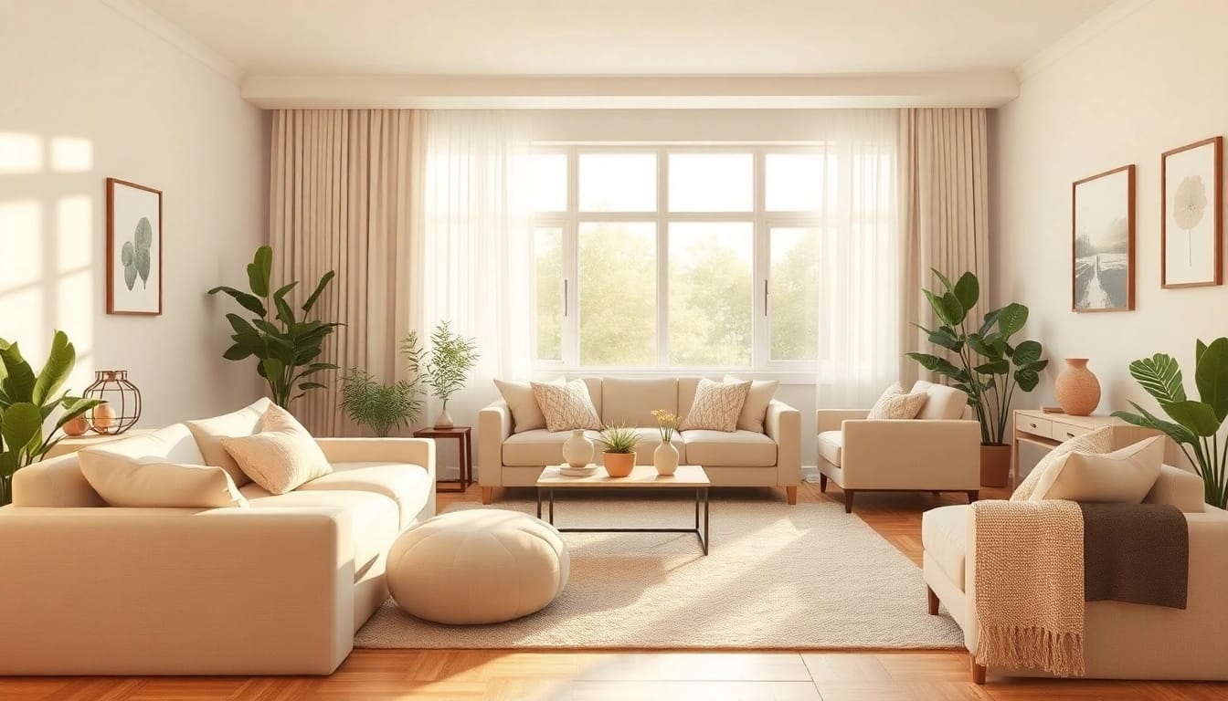 Discover home decoration tips from https://nugevonden.nl in a cozy living room with modern decor.