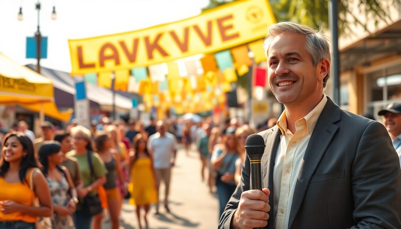 Engaging scene featuring thegeorgiasun reporter showcasing local culture at a community event.