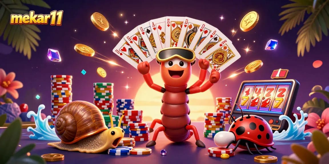 Experience the thrill of MEKAR11 as our vibrant dealer entertains with sparkling gems and casino excitement.