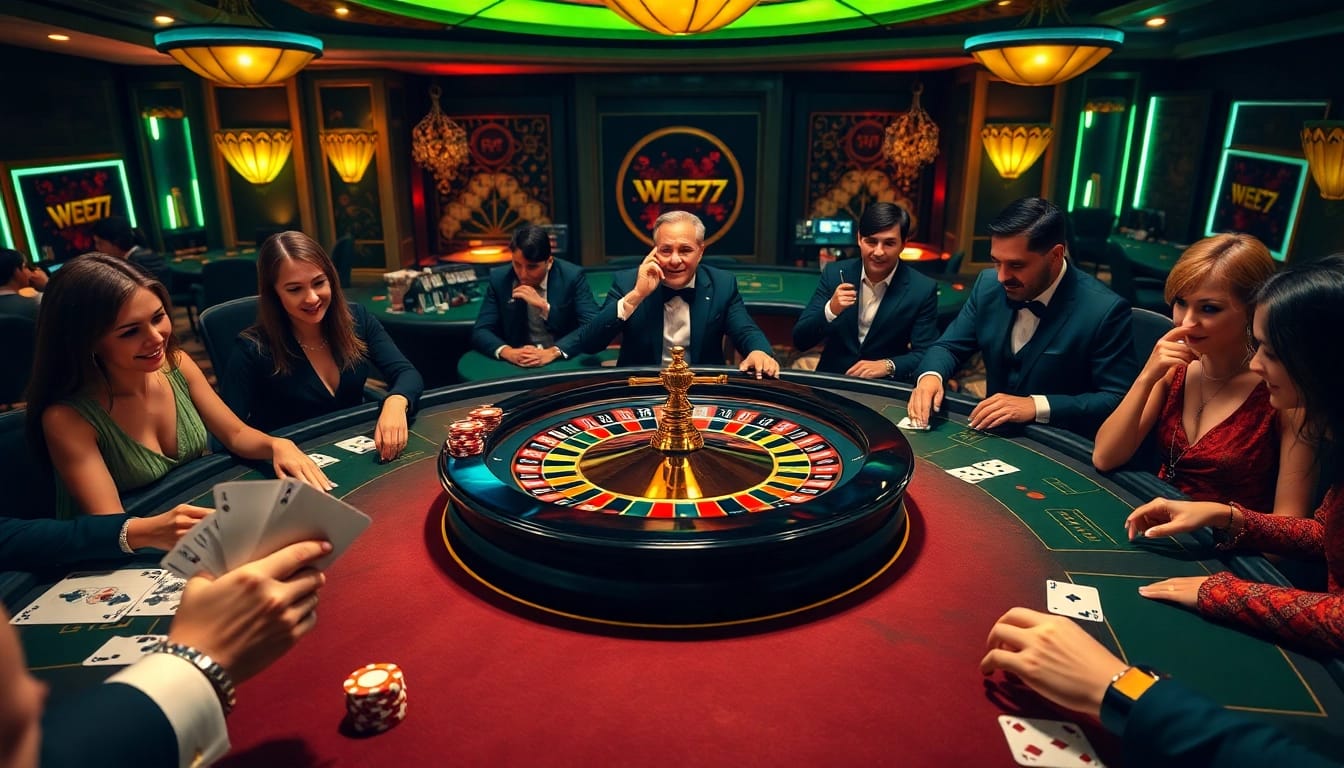 Experience the thrill of gambling with seven77 at a luxurious casino filled with vibrant games and excitement.