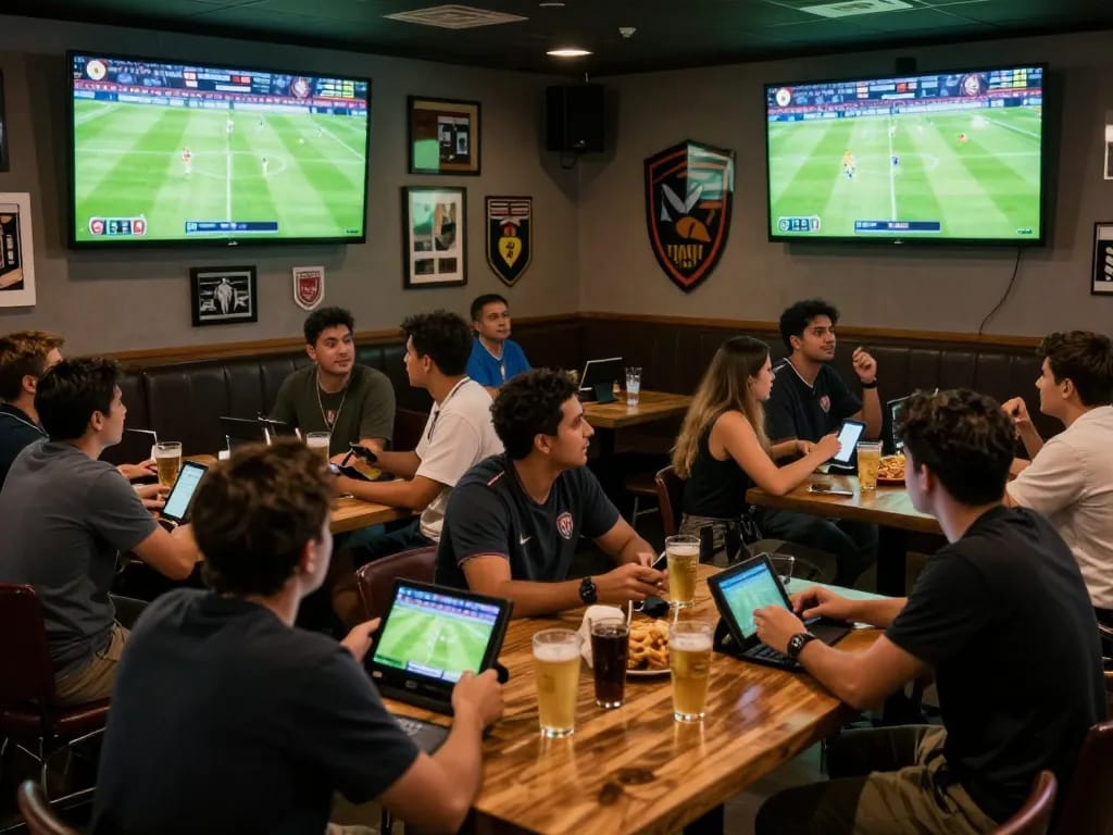 Watch the latest soccer matches and place bets on okwintv bóng đá in a vibrant setting