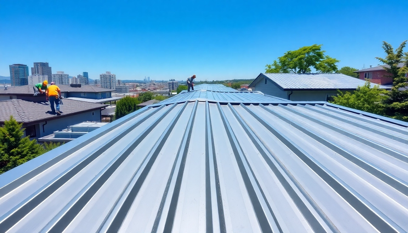 Enhance your property with top-tier metal roofing Vancouver solutions showcasing expert installation.