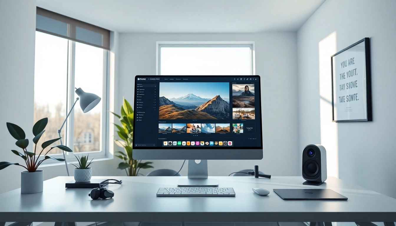 Nano Banana Pro interface displayed on a sleek computer in a modern workspace with innovative tech elements.