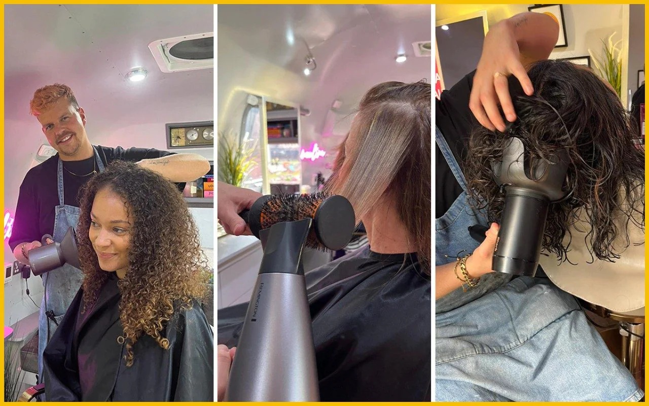 Quiet Hair Dryer for Frizzy Hair for Home and Travel