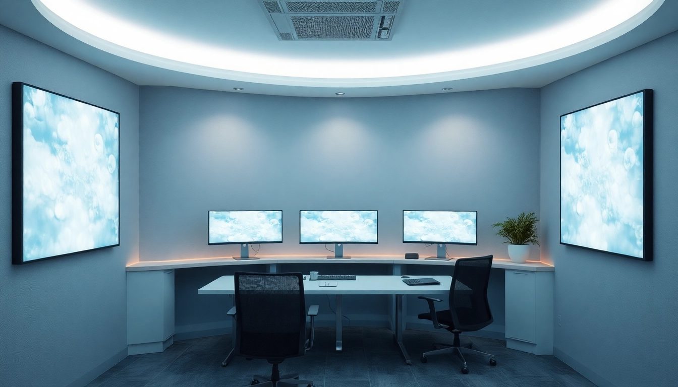 Dad2 ofrece soluciones en la nube para empresas, mostrando alta tecnología y eficiencia en el trabajo.