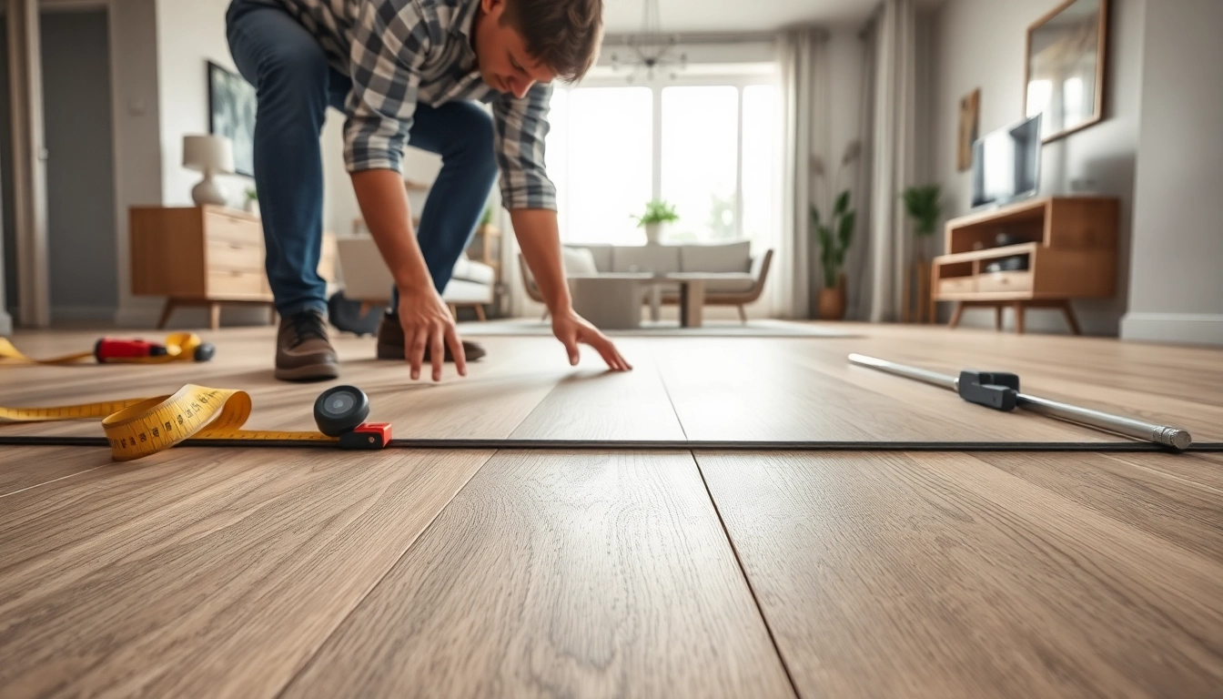 See stunning lvp flooring near me installed in a bright, modern living room setting.