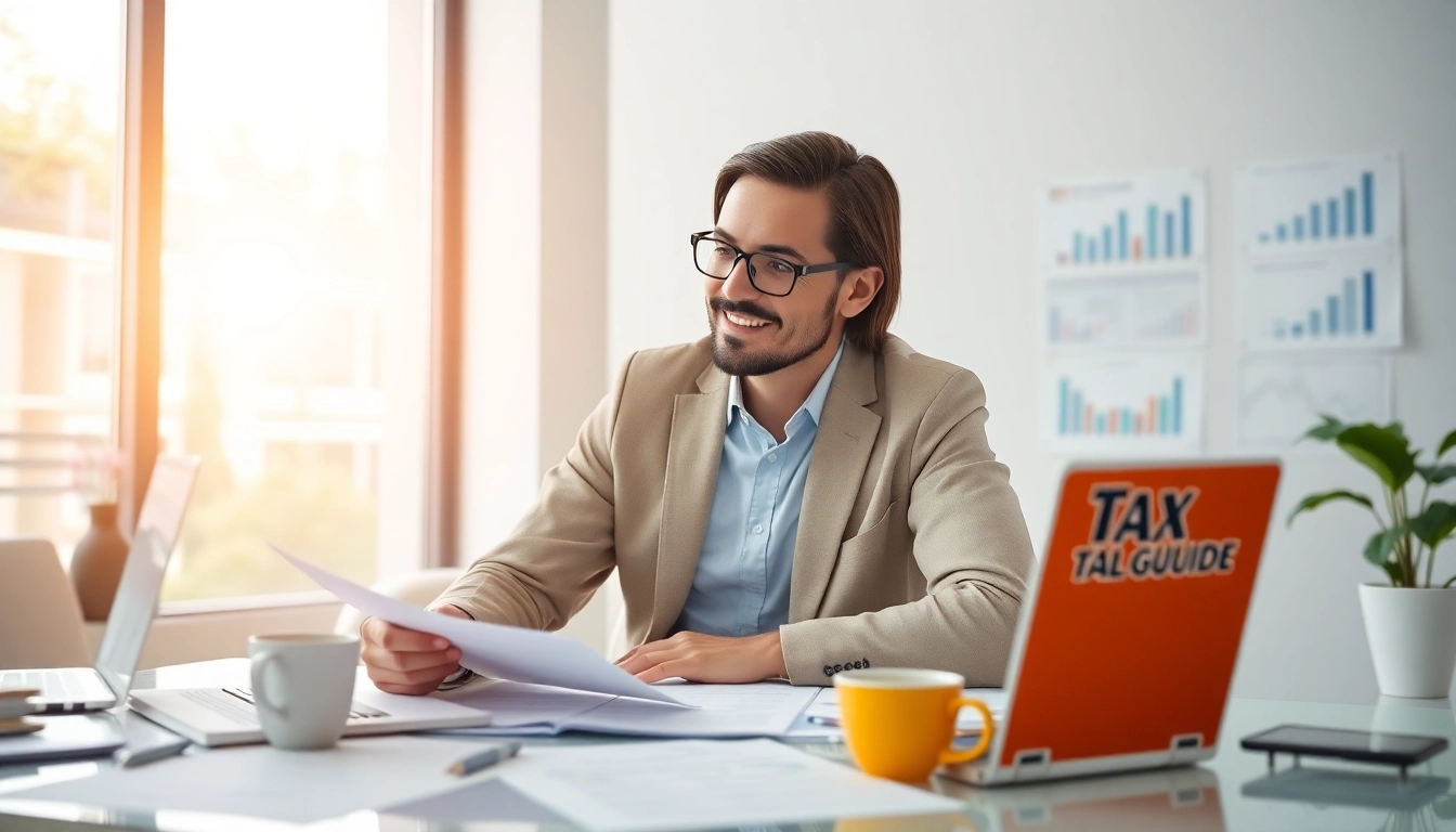 Tax Consultant in Kenya advising clients in a professional office environment.