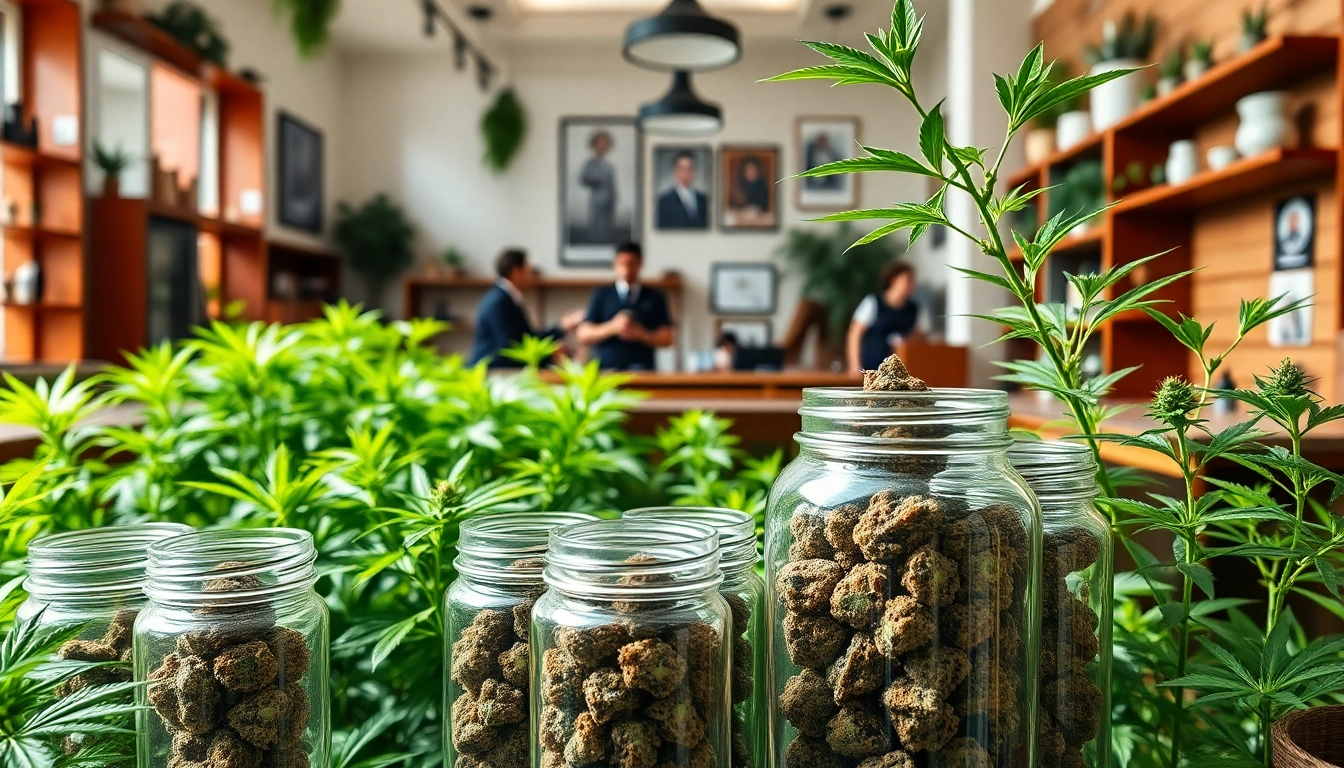 Vente de Weedmaps Madrid dans un dispensaire accueillant à Madrid, avec un design chaleureux.