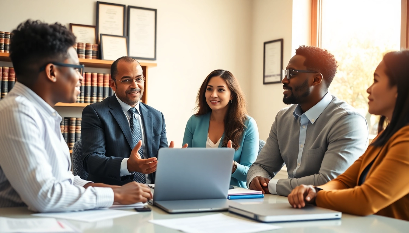 Consultation with a New Hampshire Immigration Attorney providing legal guidance to clients.
