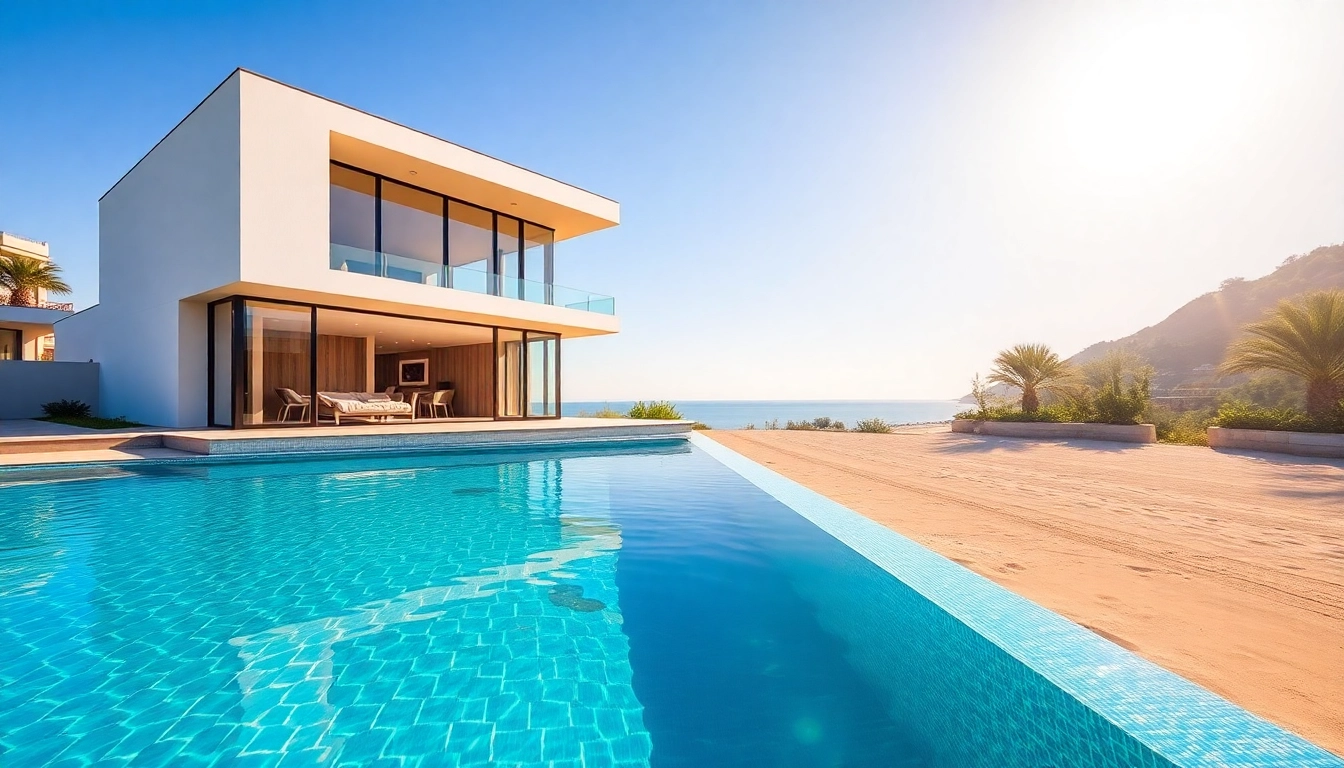 Engaging real estate in alanya view showcasing luxury coastline properties and the Mediterranean Sea.