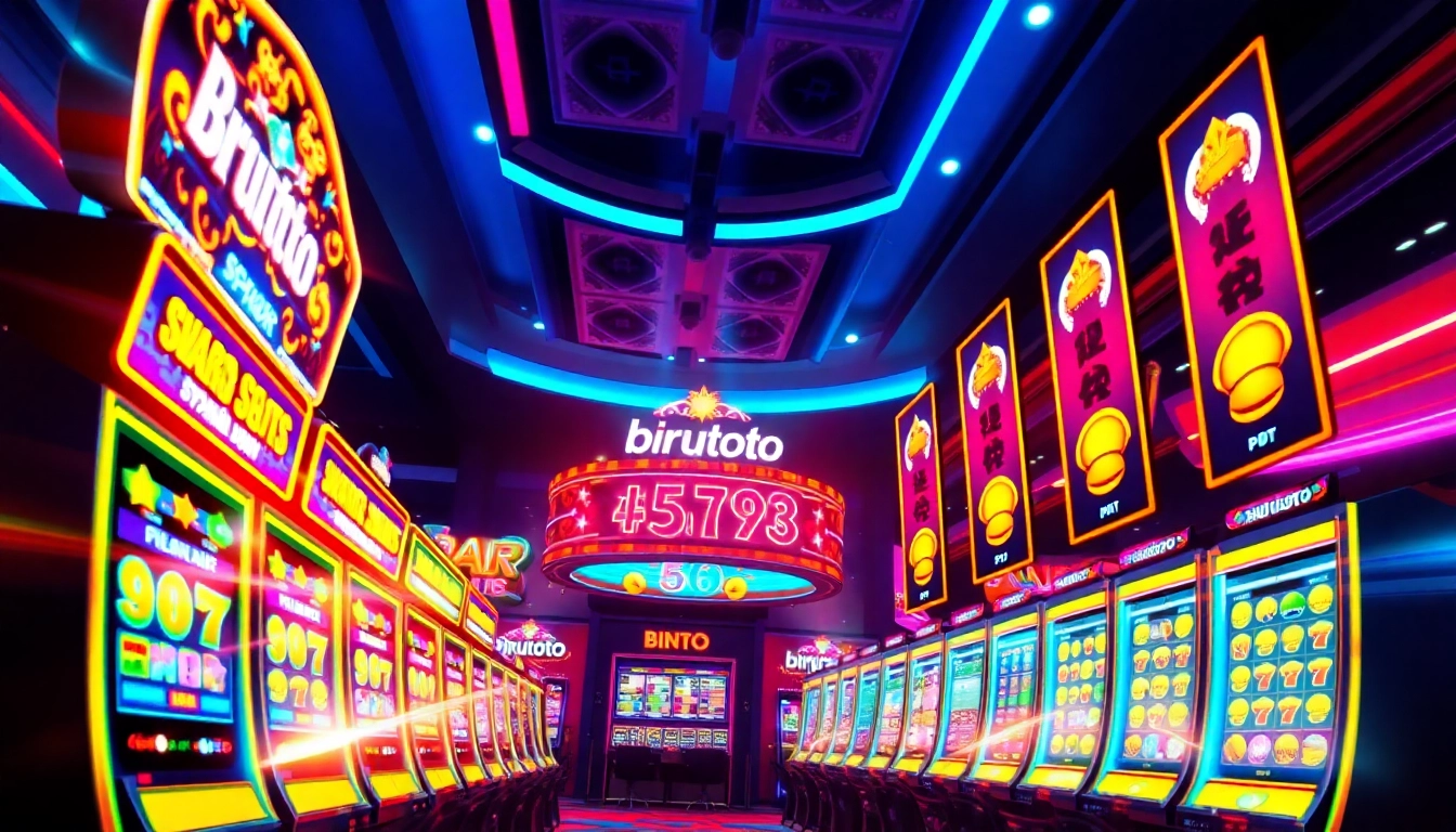 Rasakan sensasi bermain Birutoto online dengan mesin slot yang berwarna-warni dan visual yang dinamis.