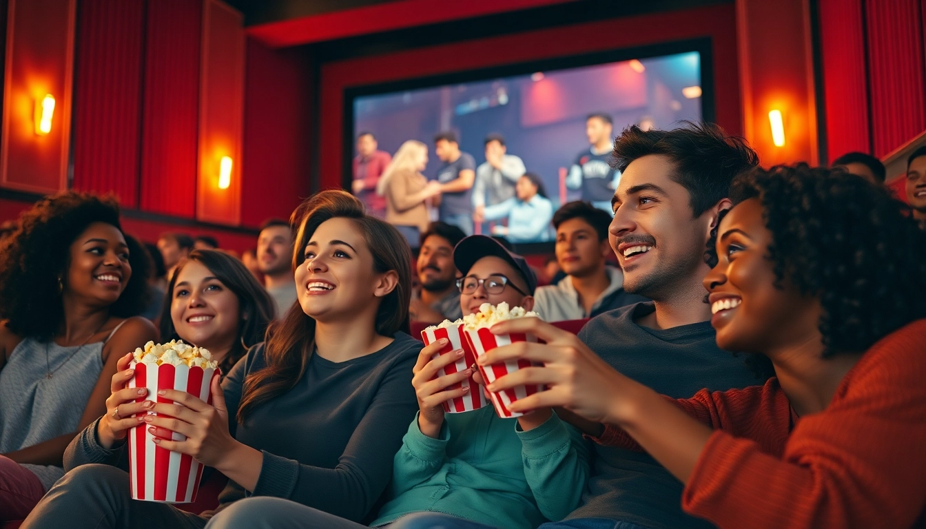 สนุกสนานกับการดูหนังในโรงภาพยนตร์ที่อบอุ่นและมีชีวิตชีวา