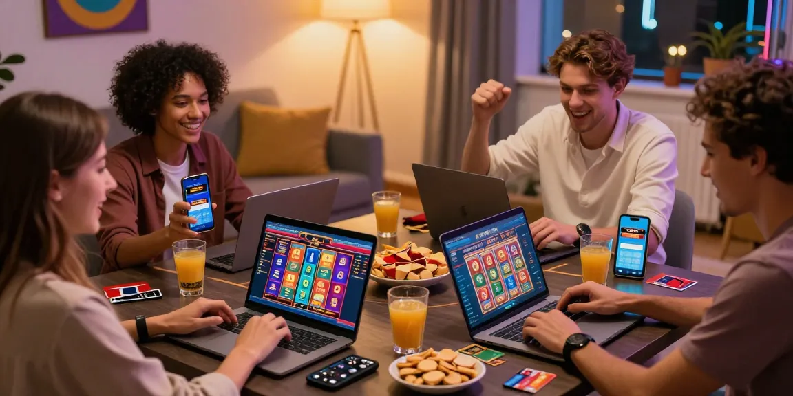 Experience online gaming excitement with credit card casinos at https://gdsap.org.uk, friends celebrating a win.