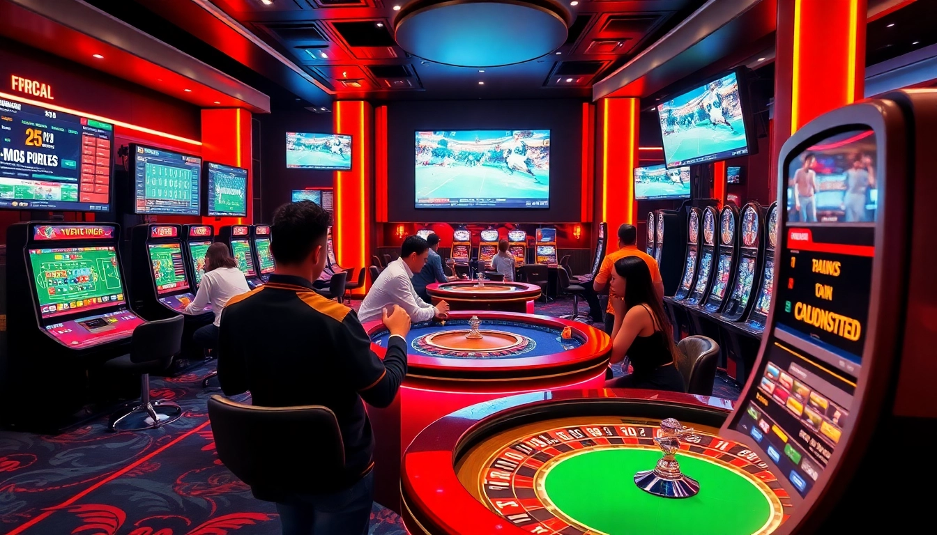 Experience live soccer betting with trực tiếp bóng đá on a vibrant casino interface, engaging users with high-quality visuals and excitement.