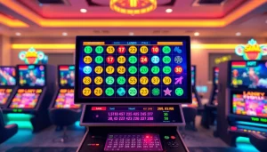 Bermain sayaptogel dengan tampilan antarmuka digital yang menarik dan warna cerah.