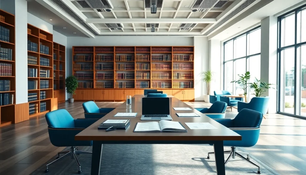 Engaging scene of http://www.jacobsonpilaw.com office showcasing modern legal workspace with natural light.