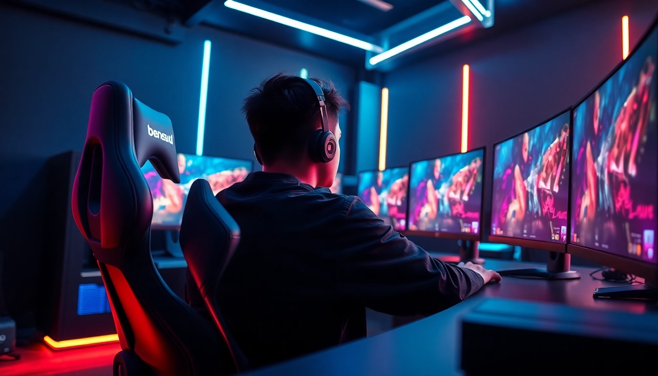 Mengoptimalkan pengalaman bensu4d login game dengan gamer terfokus menggunakan setup canggih.