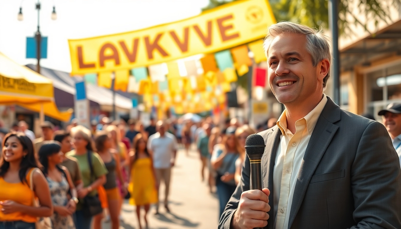 Engaging scene featuring thegeorgiasun reporter showcasing local culture at a community event.