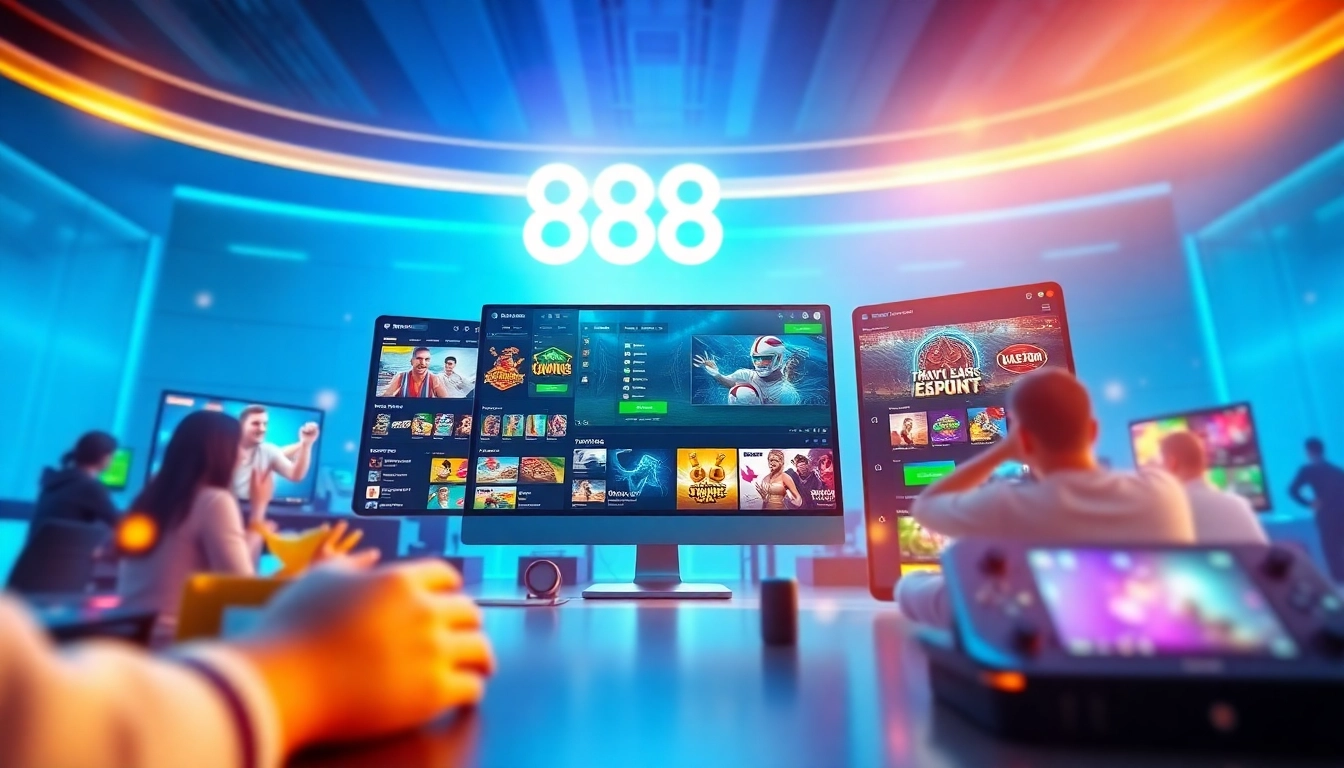 888new online gaming platform showcasing diverse betting options and secure transactions