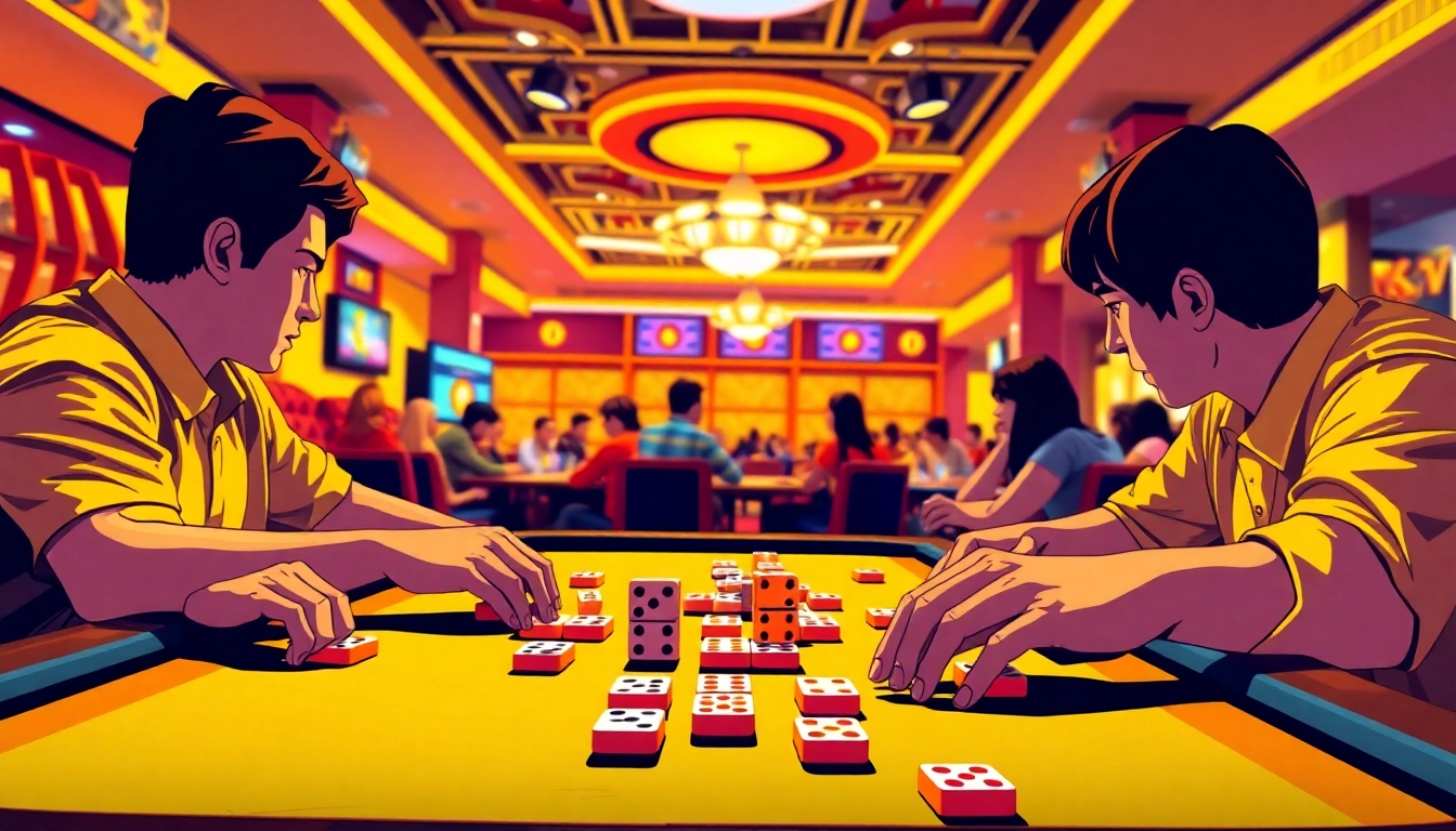 Mengamati cara memainkan Daftar Domino88 game di lingkungan permainan yang ceria.