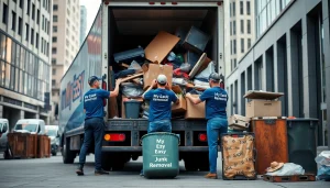 My Easy Junk Removal service efficiently clearing clutter with a professional team.