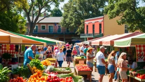 Engage with the community at https://www.westcentralsbest.com showcasing a lively farmers' market scene.
