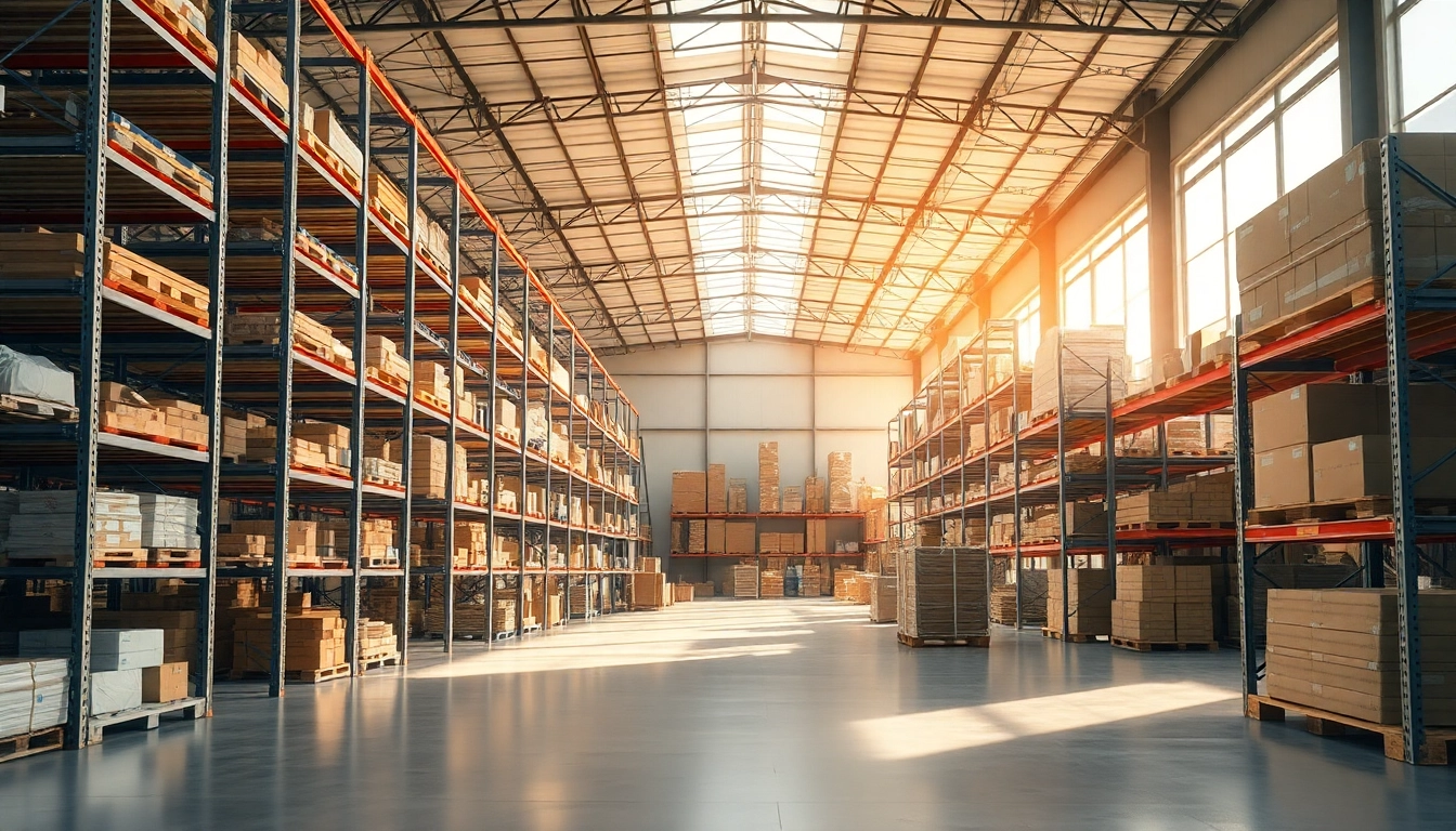 Finding a warehouse near me with organized inventory and a professional atmosphere.