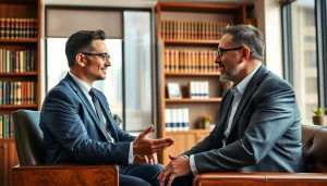 Consultation with Portland personal injury attorney at https://www.timgrabeattorney.com in a welcoming office setting.