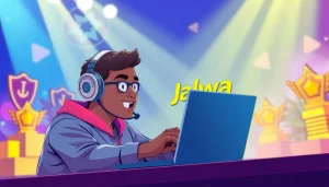 Jalwa game login screen demonstrating a player engaged in exciting gameplay, highlighting real rewards.