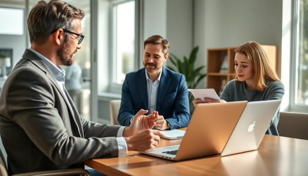 카드 현금화에 대한 상담 중인 전문가의 모습